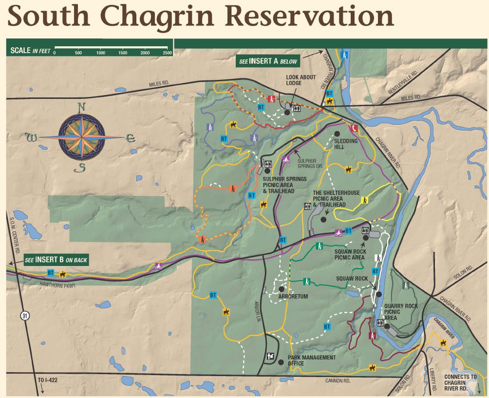 The South Chagrin Reservation has over 15 miles of equestrian day use ...