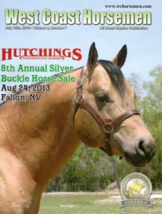 July 2013, issue of West Coast Horsemen Magazine