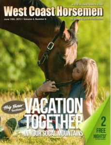 June 2013, issue of West Coast Horsemen Magazine