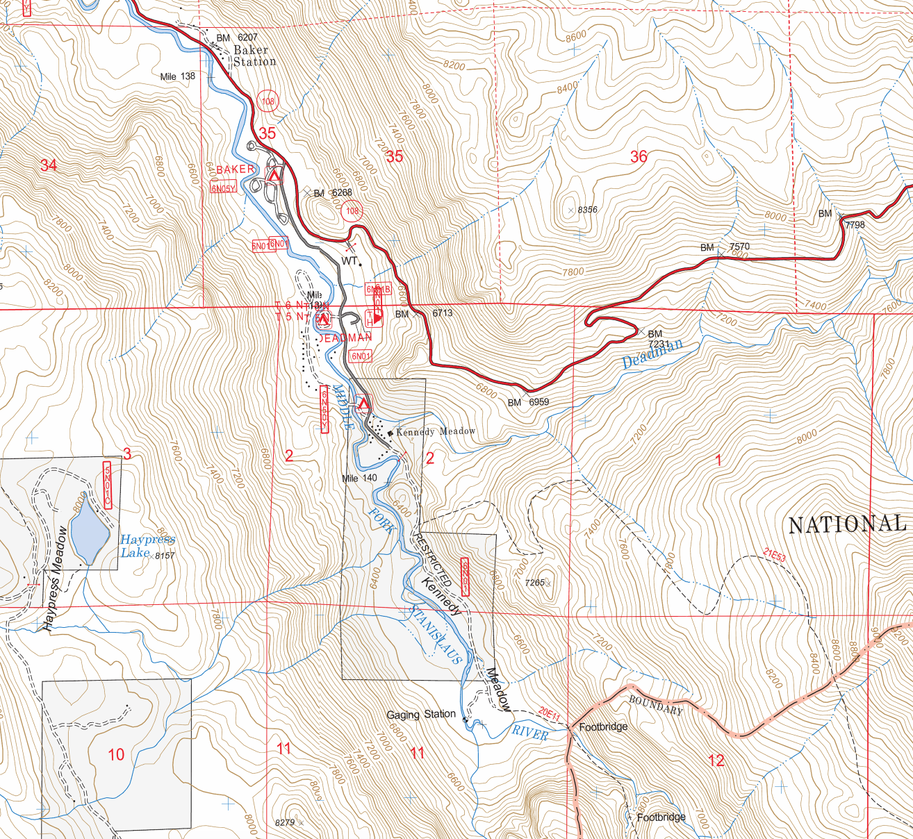 Kennedy Meadows Ohv Trail Maps