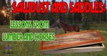 sawdust and saddles